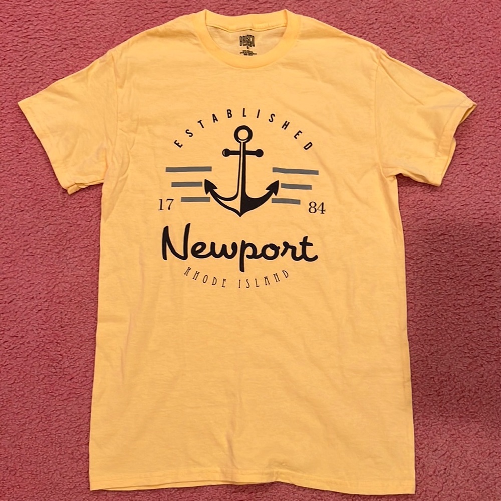 Yellow Newport tee shirt